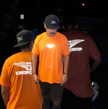 Load image into Gallery viewer, REFLECTIVE/3M CHOP CHOP TIME FLIES T SHIRT
